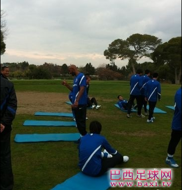 阿内尔卡参加申花西班牙首训