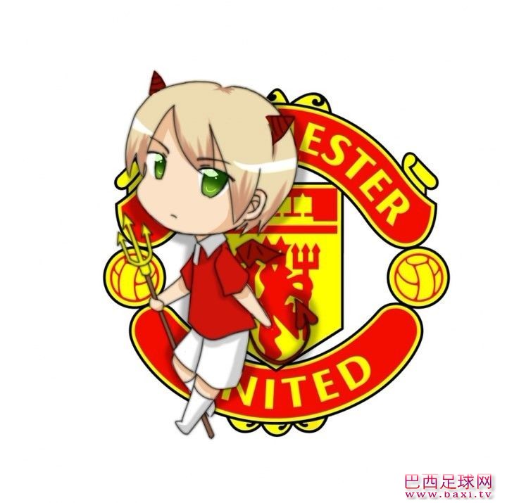 【巴西足球网】曼联Q版队徽.jpg