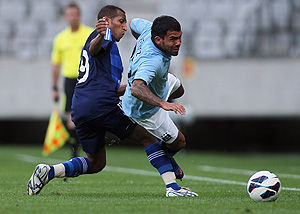 热身-特维斯孔帕尼领衔难破沙特队 曼城首战0-1负.jpg