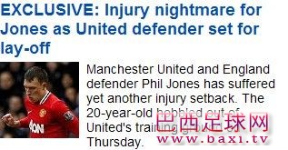 邮报：琼斯训练受伤恐面临大休.jpg