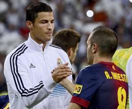 伊涅斯塔心中最佳球员由C罗等6人组成 