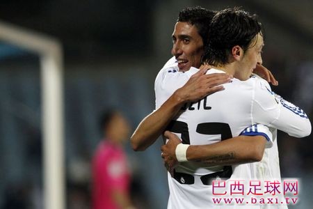 迪马利亚：感谢上帝！厄齐尔在皇马队中