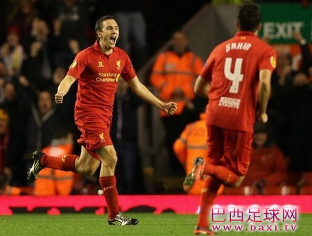 唐宁制胜球，利物浦1-0安郅