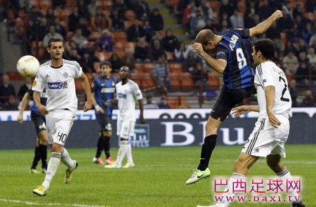 帕拉西奥头球绝杀，国米1-0游击队
