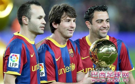 梅西透露金球奖选票：哈维小白阿圭罗