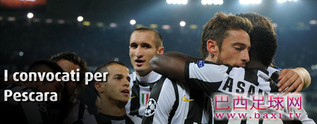 尤文对佩斯卡拉大名单，博格巴训练迟到被罚