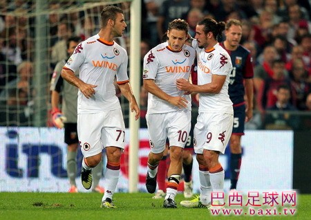 意甲5大高效进攻组合，罗马第一