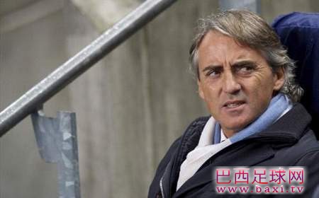 曼奇尼被告知欧冠表现必须有所改善