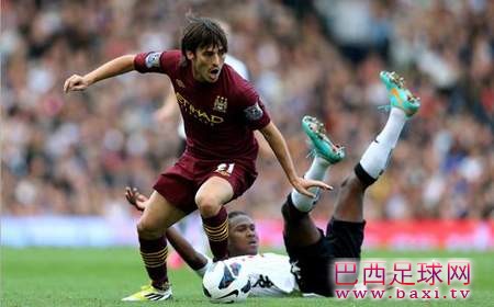 曼城中场席尔瓦预计对阵热刺时复出