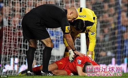 杰拉德膝伤，其第百场英格兰比赛恐延后