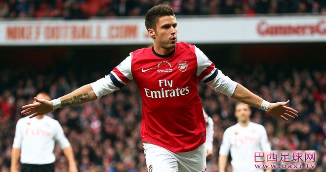 吉鲁：阿森纳必须拿下蒙彼利埃