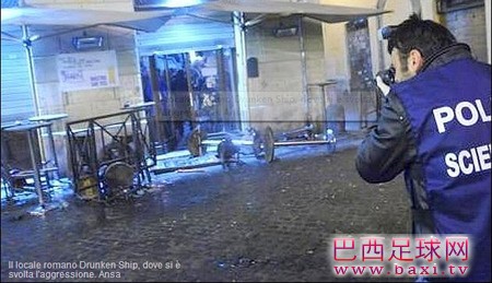 拉齐奥极端球迷酒吧攻击热刺球迷