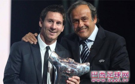 普拉蒂尼：梅西若赢得金球奖是实至名归