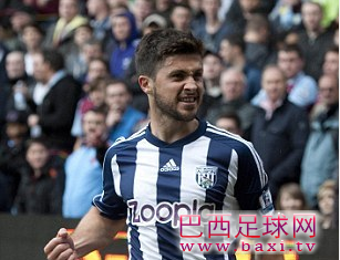 传：利物浦有意1200万买下西布朗射手朗