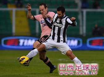 铁闸制胜球，尤文图斯1-0客场小胜巴勒莫