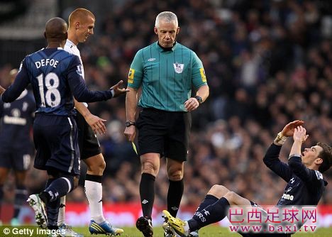 博阿斯：贝尔没有跳水，希望裁判道歉