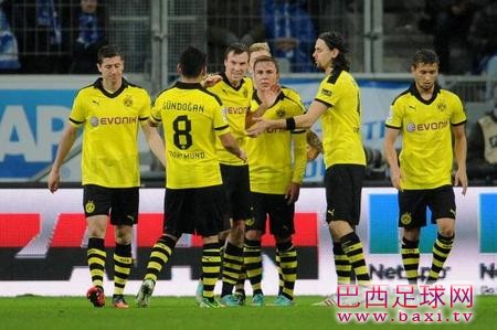 格策建功，多特蒙德客场3-1霍芬海姆
