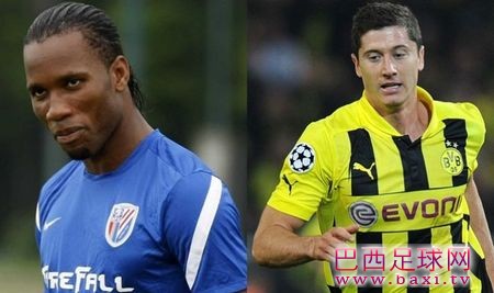 传米兰将与尤文争德罗巴和莱万多夫斯基