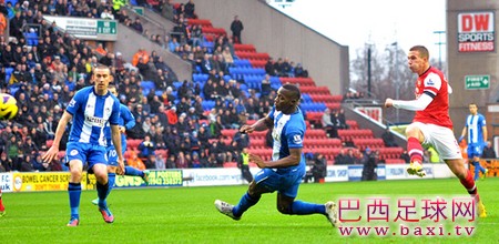 波多尔斯基：阿森纳要继续打出对维冈的水平