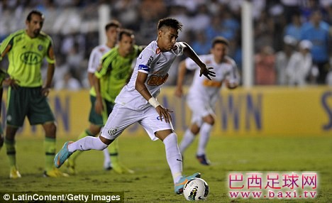 内马尔再拒欧洲，称世界杯后再离开巴西