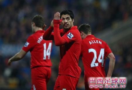 足总杯：苏亚雷斯建功，利物浦2-1胜鱼腩.jpg