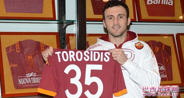 官方：罗马签下奥林匹亚科斯后卫托罗西迪斯.jpg