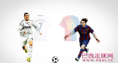 当今足坛最炙手可热的两位球员梅西与C罗的碰撞.png