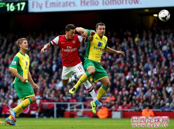 足彩前瞻：英超第36轮阿森纳vs诺维奇.jpg