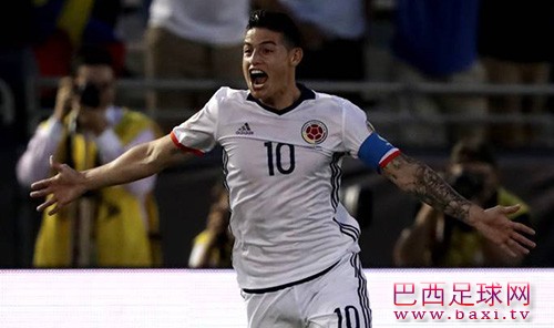 美洲杯-J罗传射巴卡破门 哥伦比亚2-1小组出线.jpg